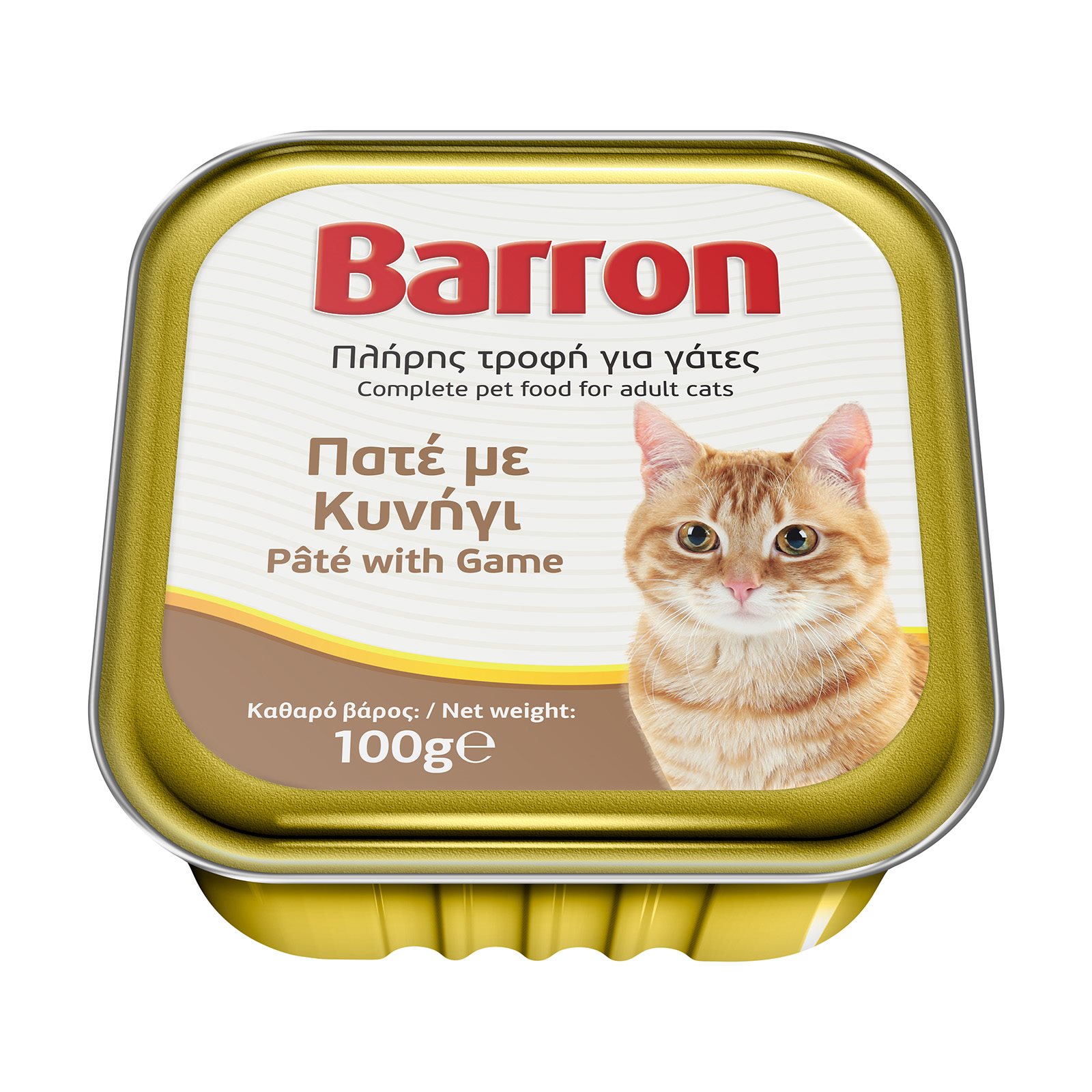 Barron Πατέ με Κυνήγι για γάτες 100g