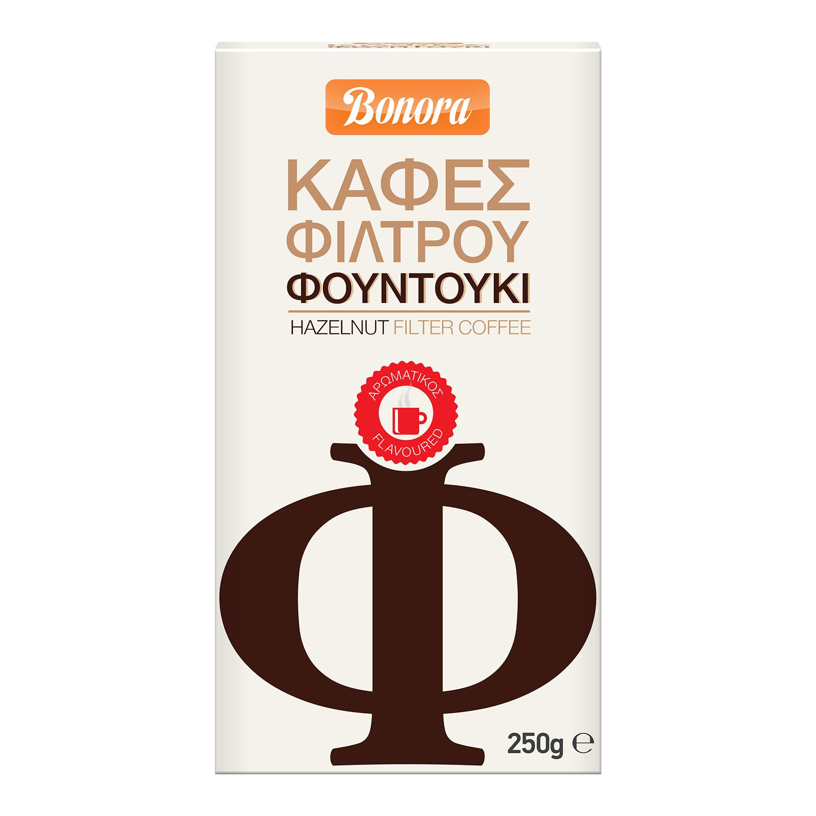 Bonora Καφές φίλτρου Φουντούκι 250g Bonora Καφές φίλτρου Φουντούκι 250g