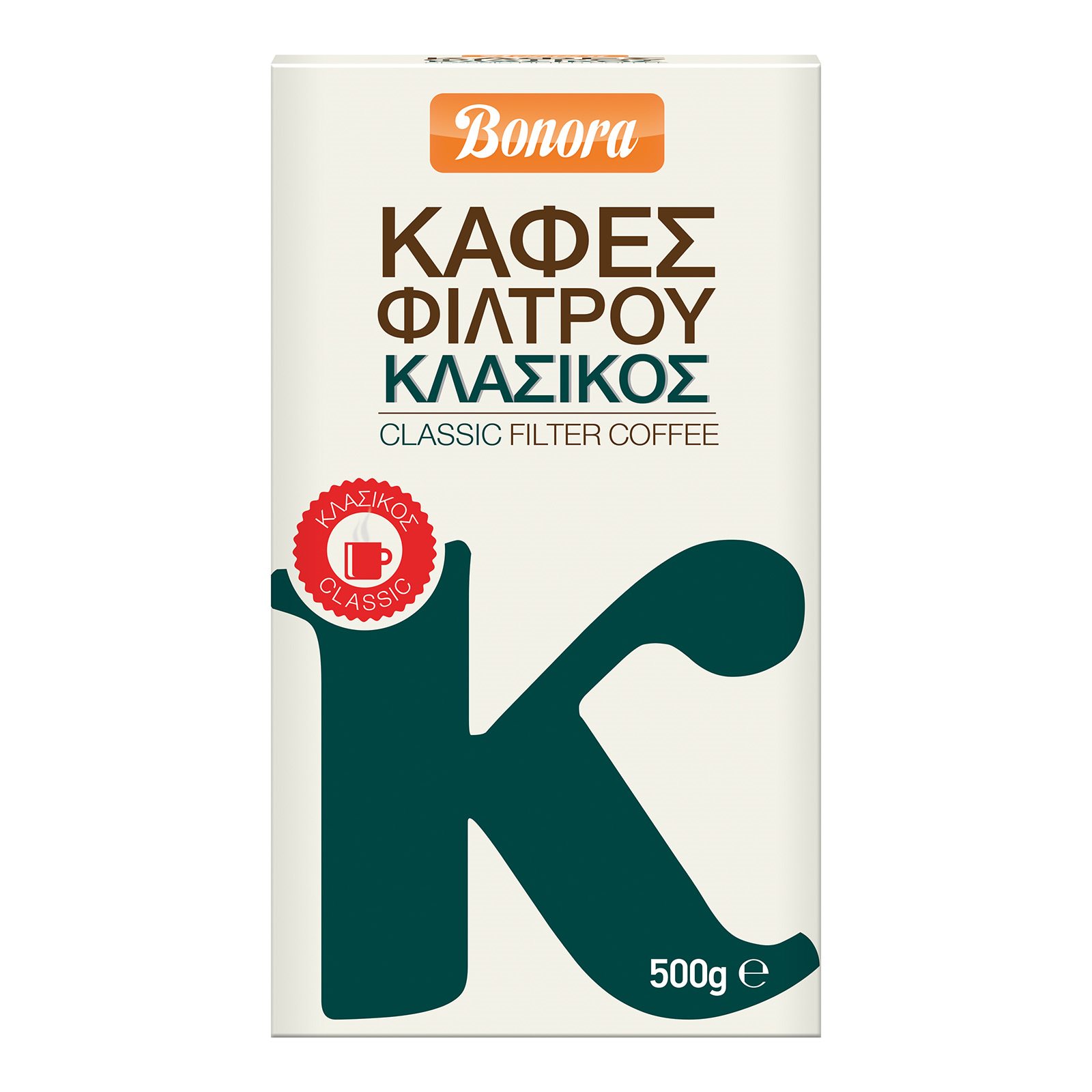 Bonora Καφές φίλτρου Κλασικός 500g