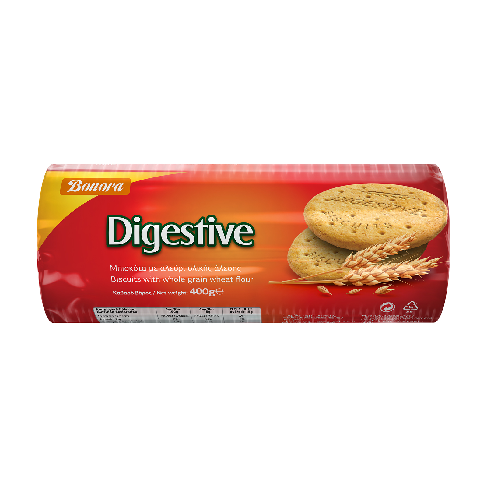 Bonora Μπισκότα Digestive 400g Bonora Μπισκότα Digestive 400g