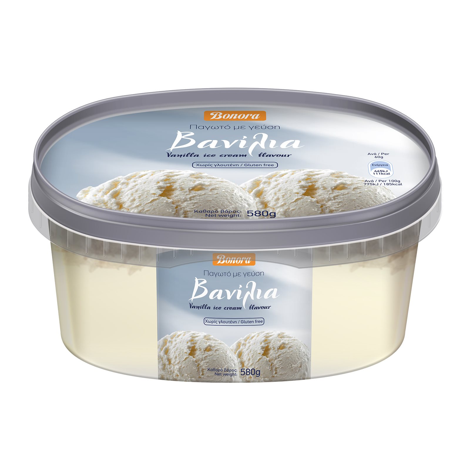 Bonora Παγωτό με γεύση Βανίλια 580g