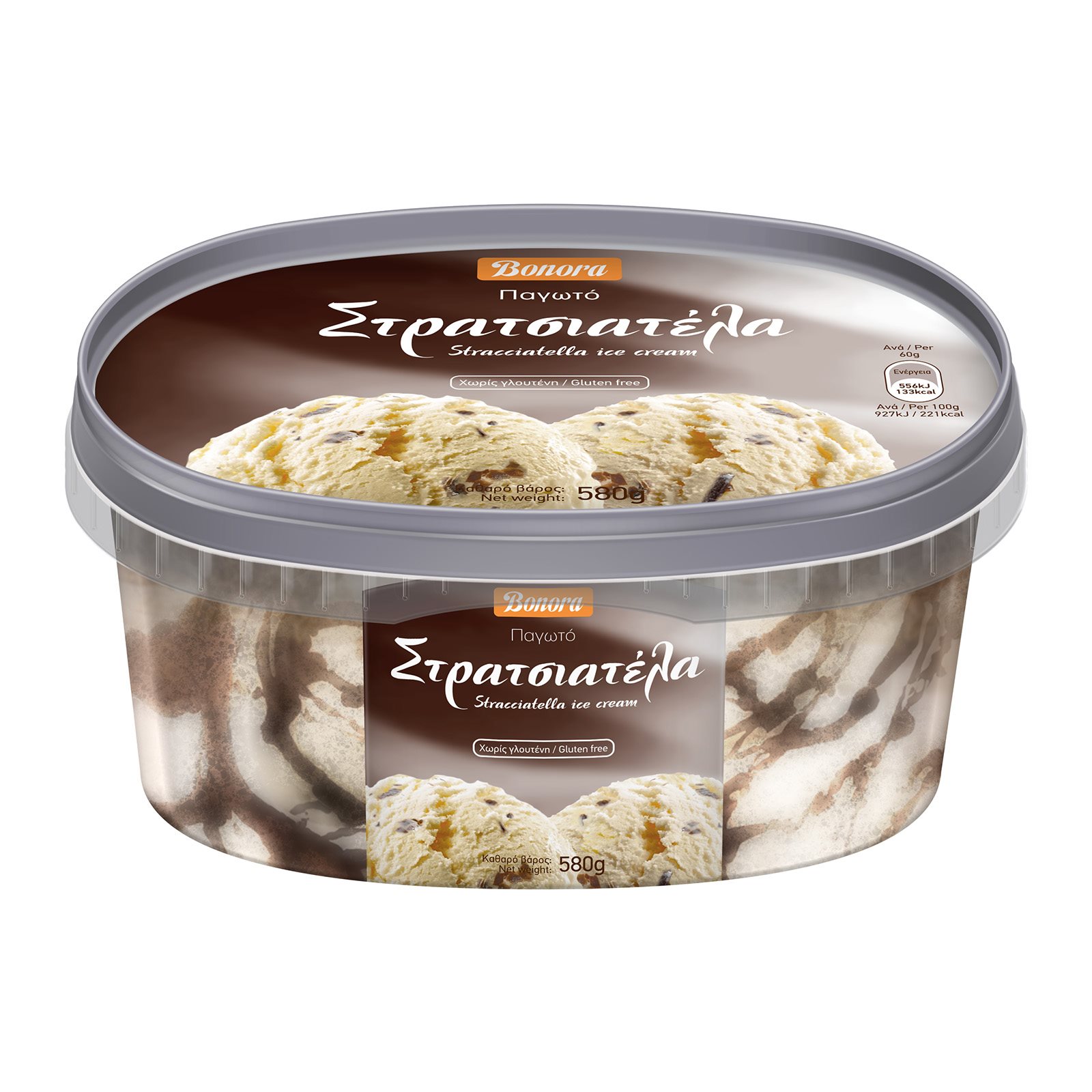 Bonora Παγωτό Στρατσιατέλα 580g