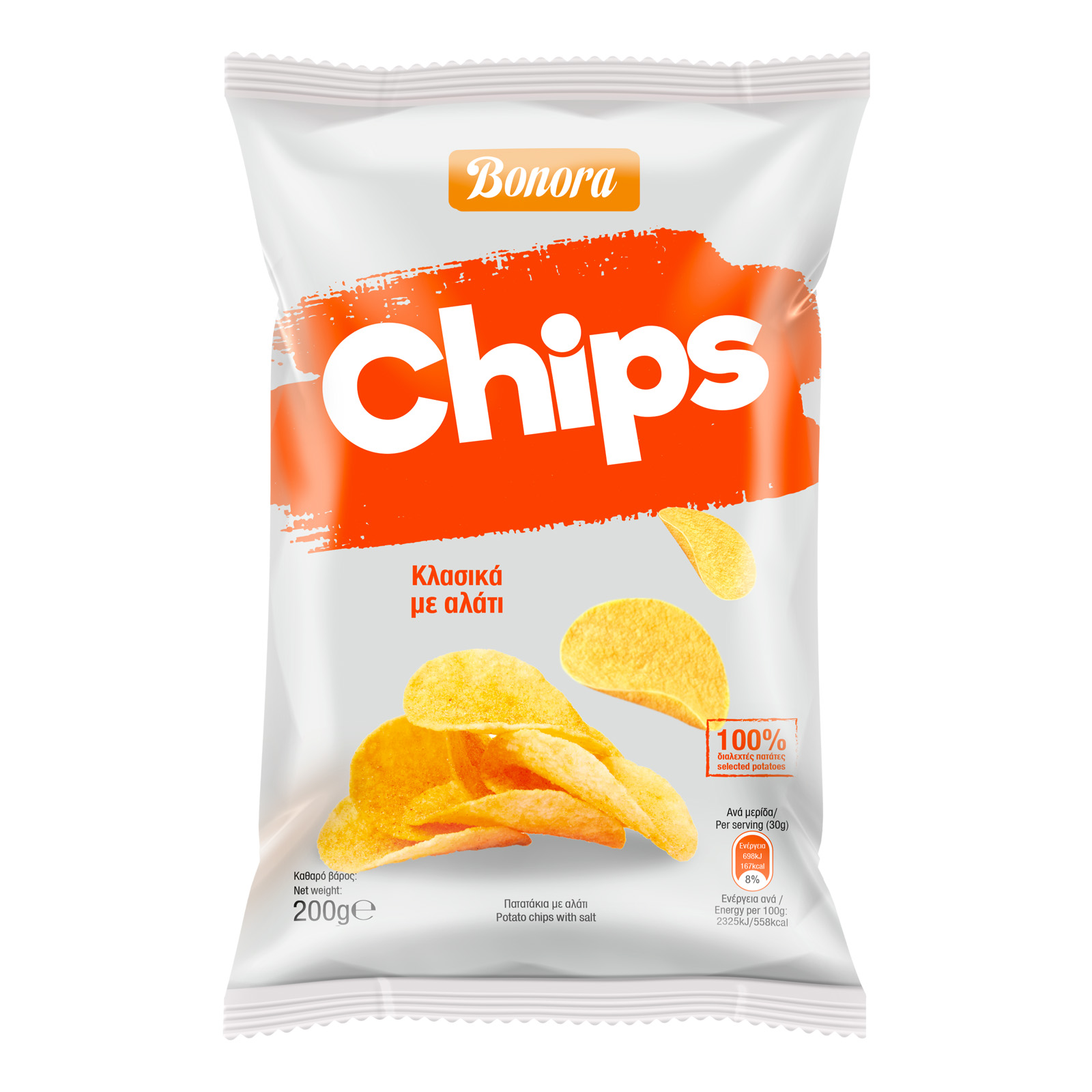 Bonora Πατατάκια με αλάτι 200g