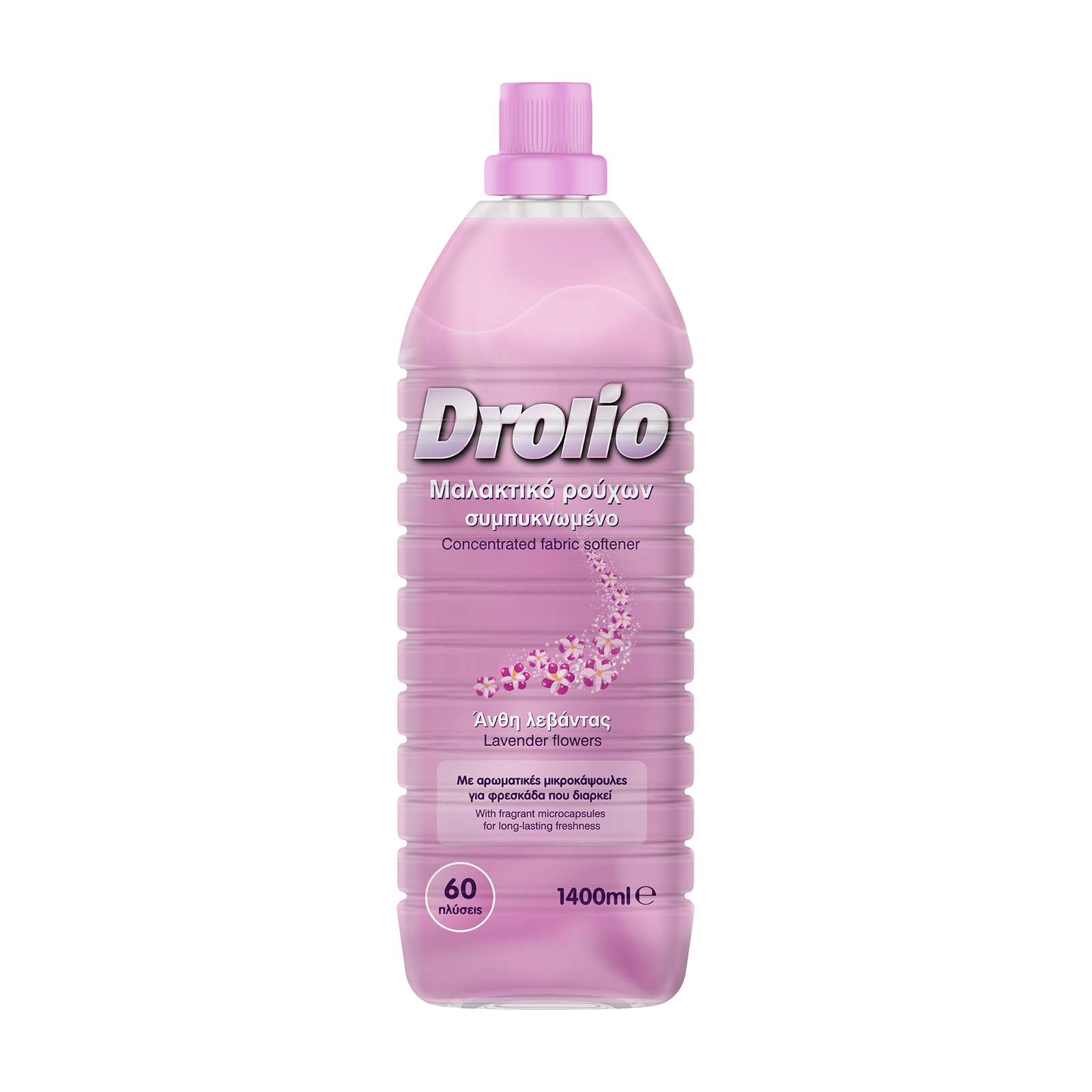 Drolio Μαλακτικό ρούχων Άνθη Λεβάντας 1400ml Drolio Μαλακτικό ρούχων Άνθη Λεβάντας 1400ml