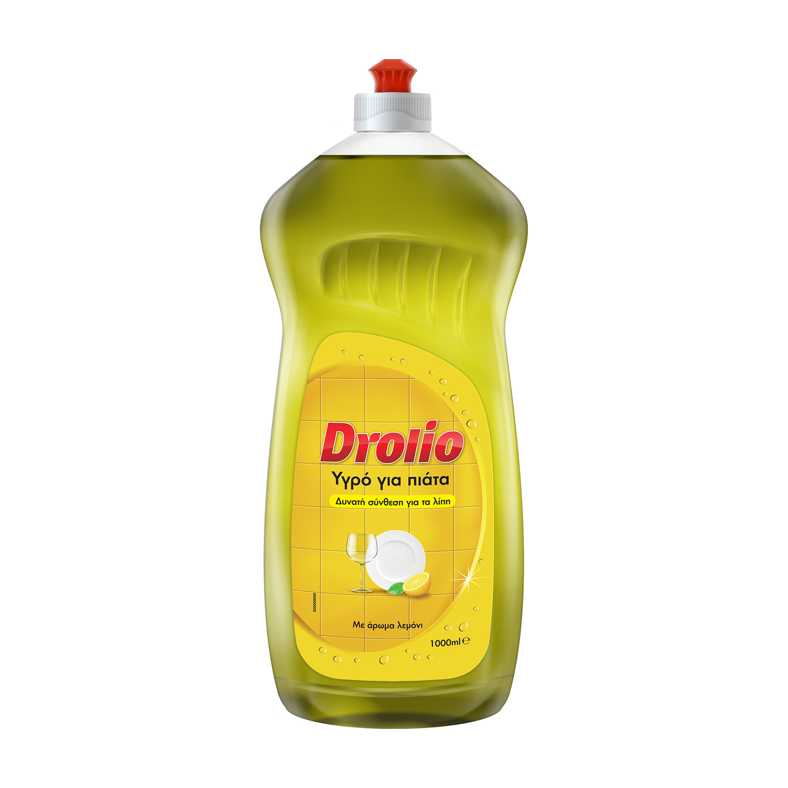 Drolio Υγρό για τα πιάτα με άρωμα Λεμόνι 1000ml Drolio Υγρό για τα πιάτα με άρωμα Λεμόνι 1000ml