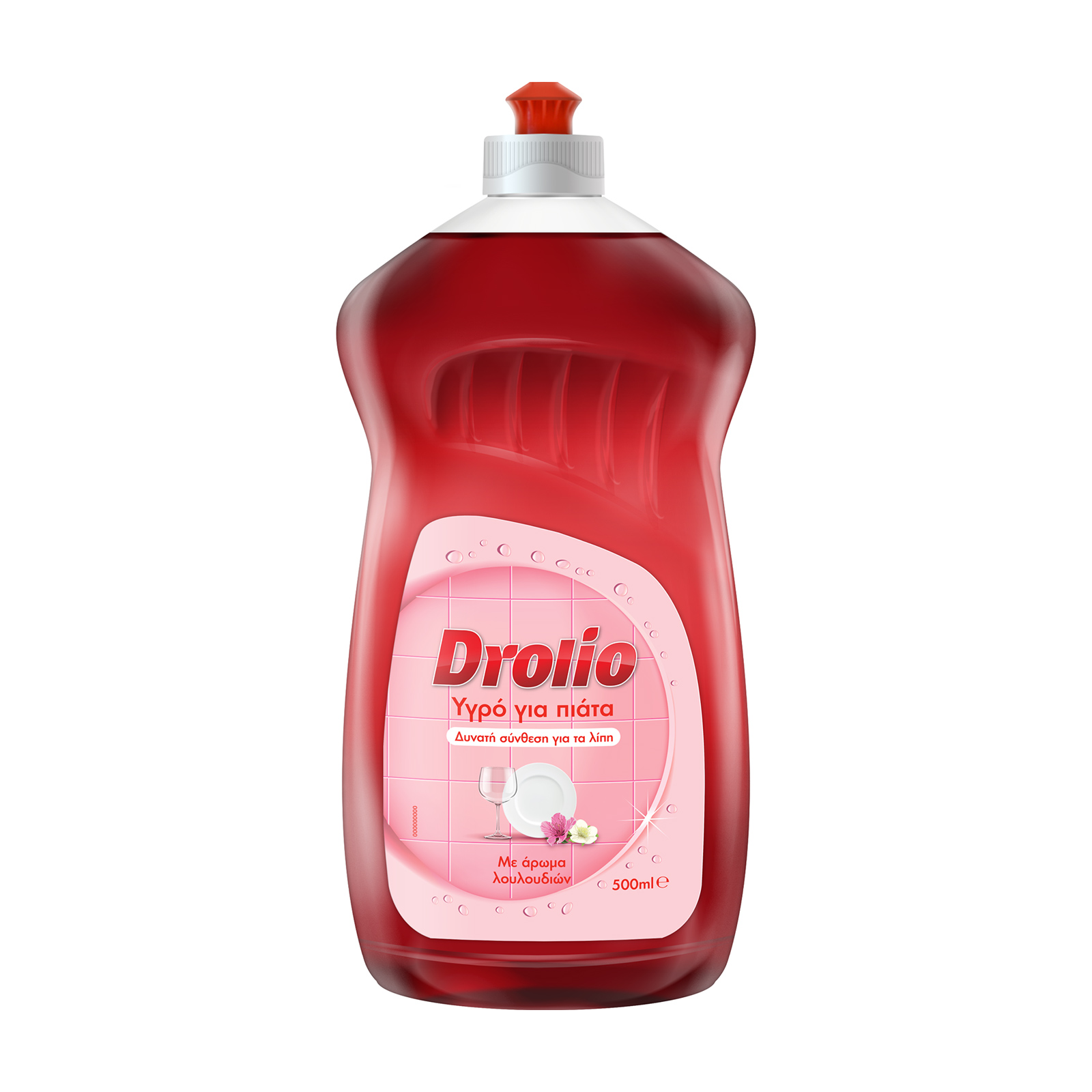 Drolio Υγρό για τα πιάτα με άρωμα Λουλουδιών 500ml