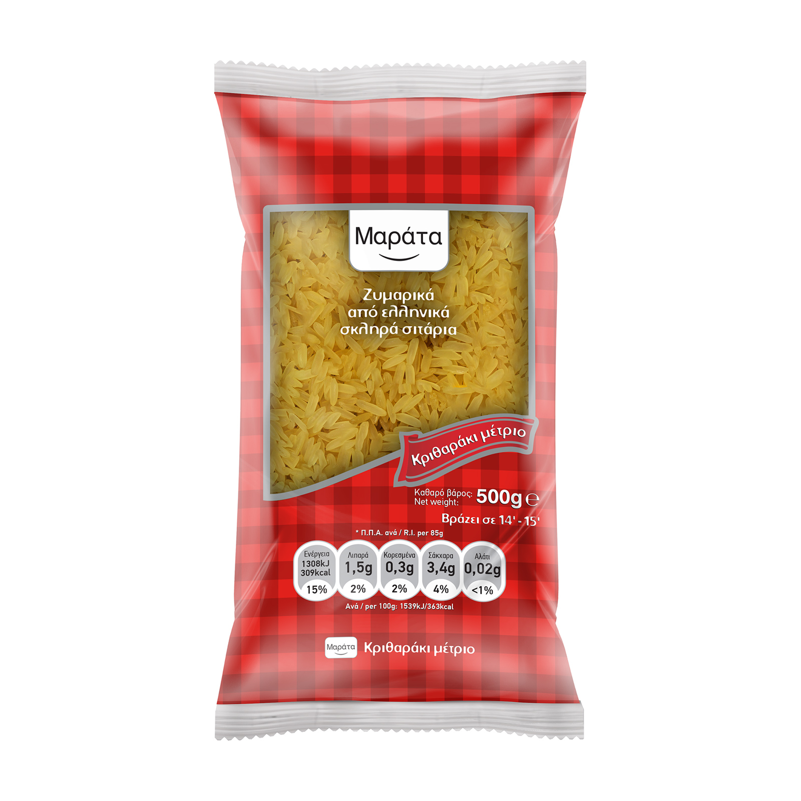 Μαράτα Κριθαράκι μέτριο 500g Μαράτα Κριθαράκι μέτριο 500g