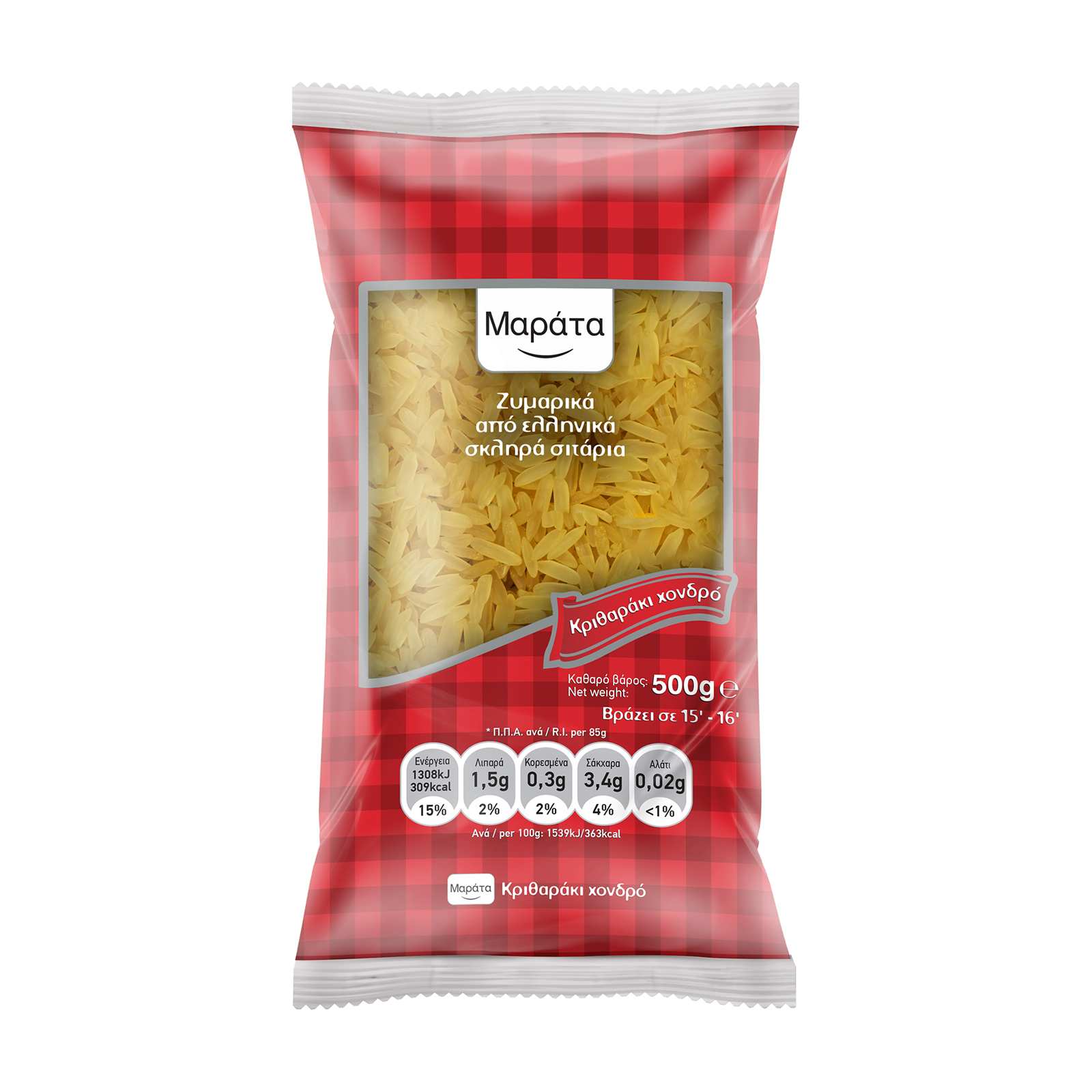 Μαράτα Κριθαράκι χονδρό 500g Μαράτα Κριθαράκι χονδρό 500g