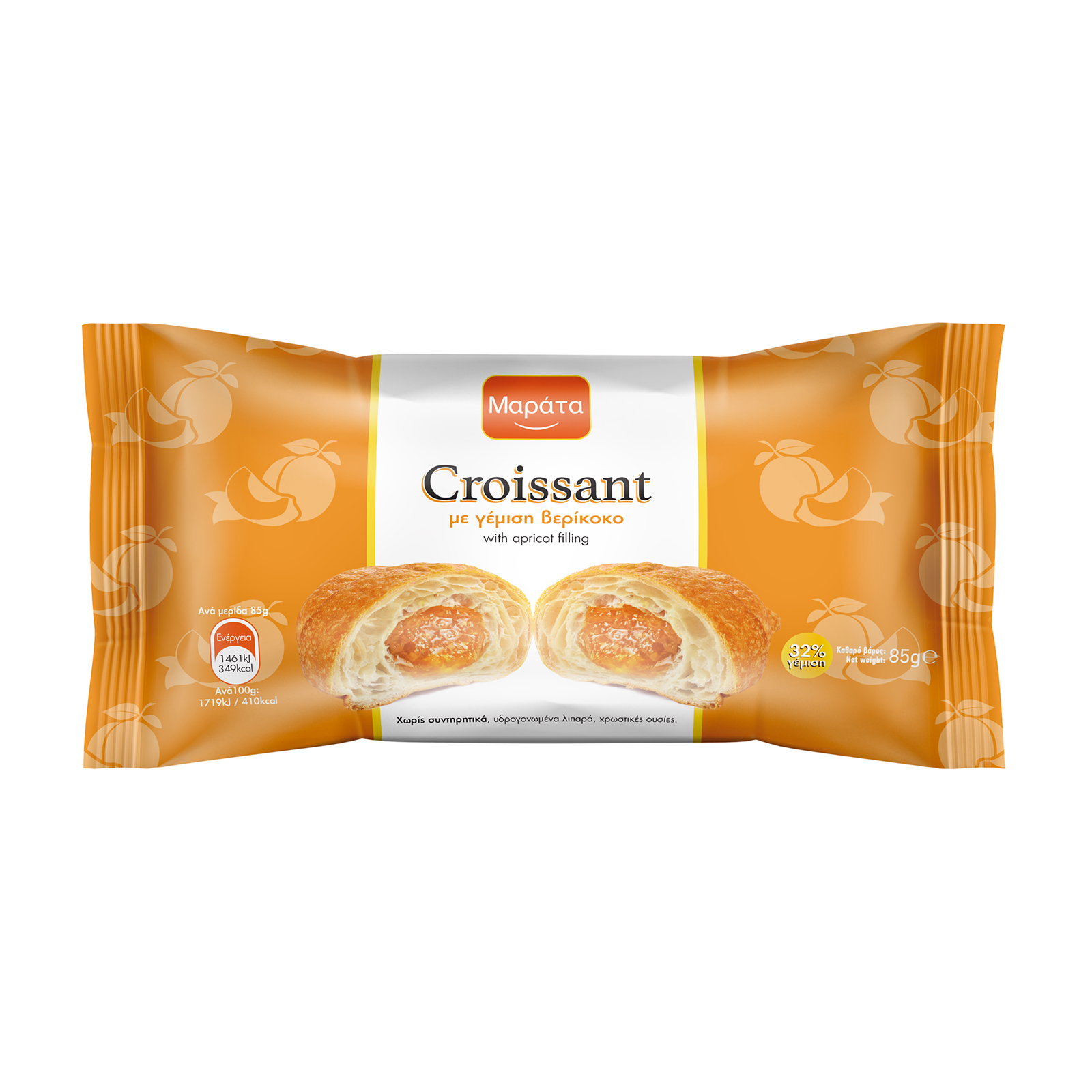 Μαράτα Κρουασάν Βερίκοκο 85g Μαράτα Κρουασάν Βερίκοκο 85g