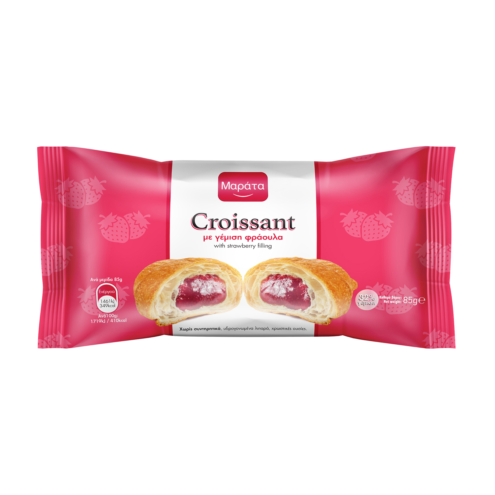 Μαράτα Κρουασάν Φράουλα 85g Μαράτα Κρουασάν Φράουλα 85g