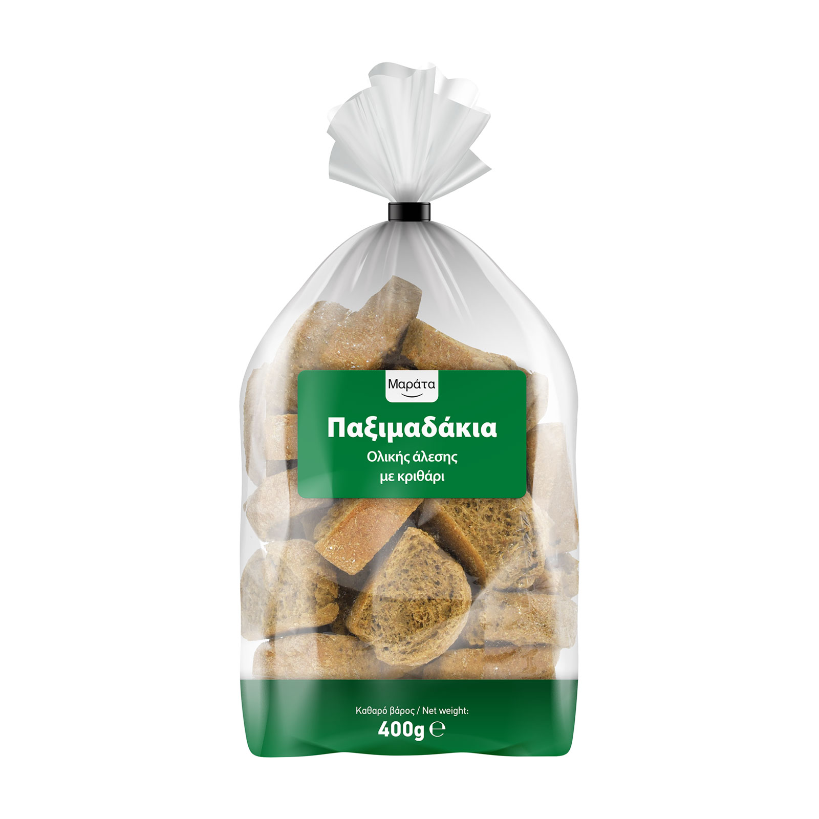 Μαράτα Παξιμαδάκια με κριθάρι ολικής άλεσης 400g