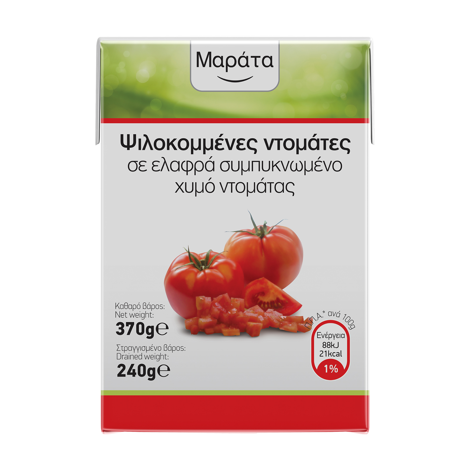 Μαράτα Ψιλοκομμένες ντομάτες 370g