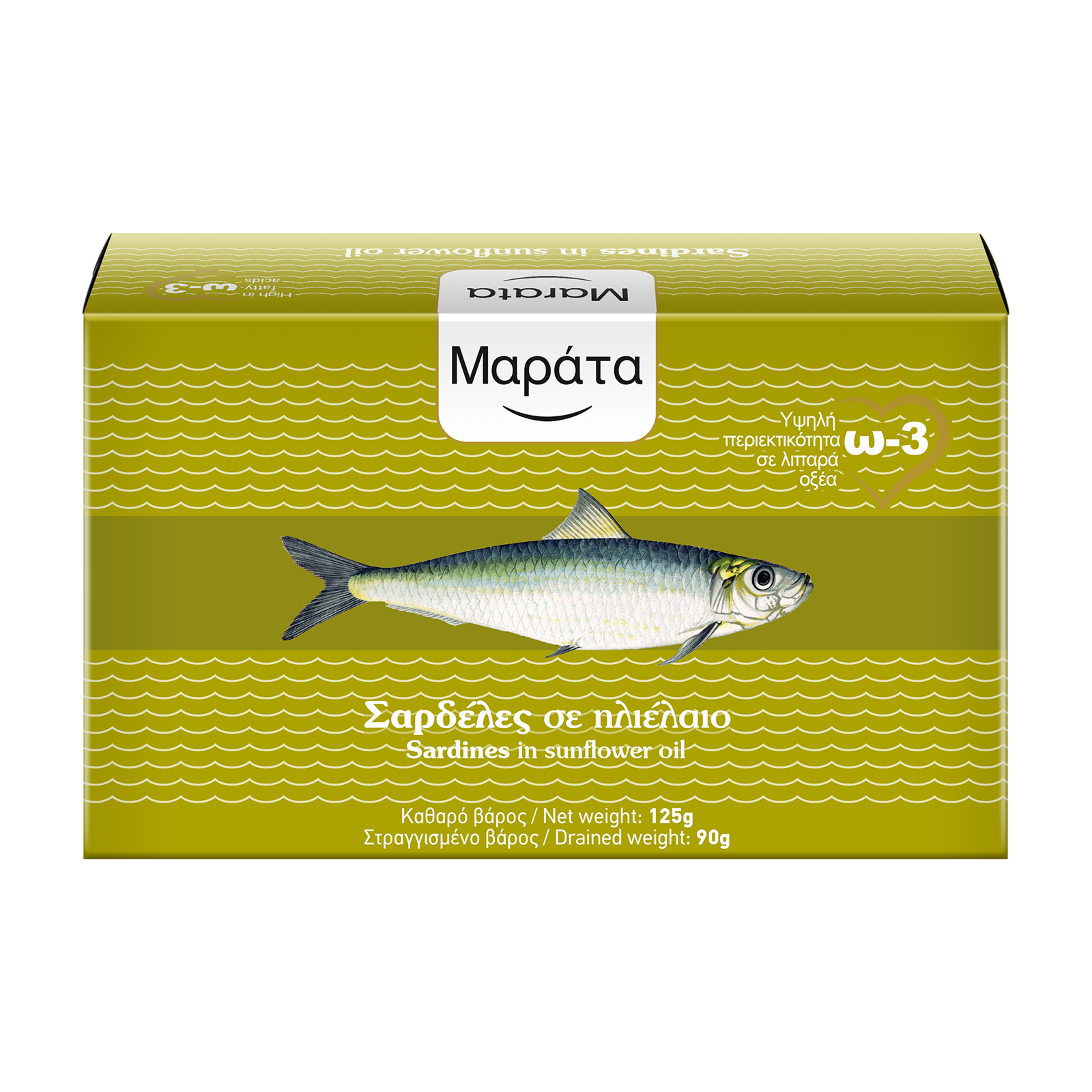 Μαράτα Σαρδέλες σε Ηλιέλαιο 125g Μαράτα Σαρδέλες σε Ηλιέλαιο 125g