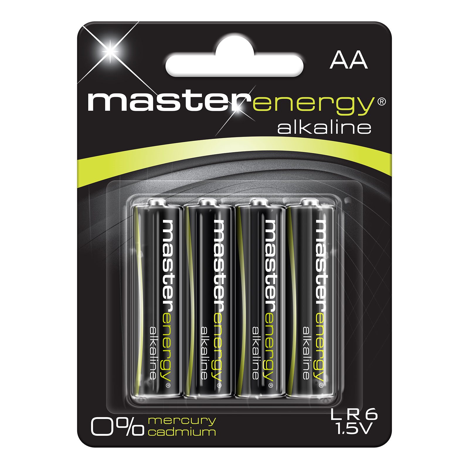 Master Energy Αλκαλικές Μπαταρίες AA 4τεμ Master Energy Αλκαλικές Μπαταρίες AA 4τεμ