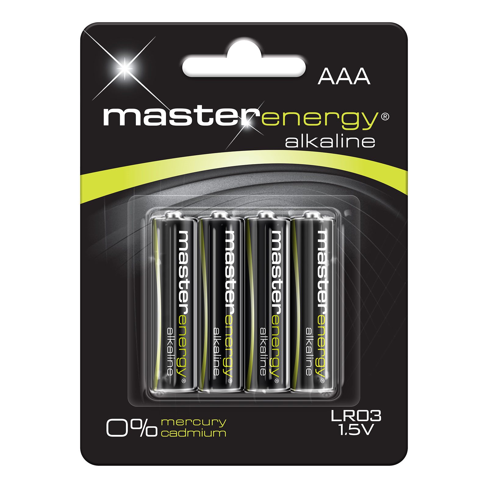 Master Energy Αλκαλικές Μπαταρίες AAA 4τεμ Master Energy Αλκαλικές Μπαταρίες AAA 4τεμ