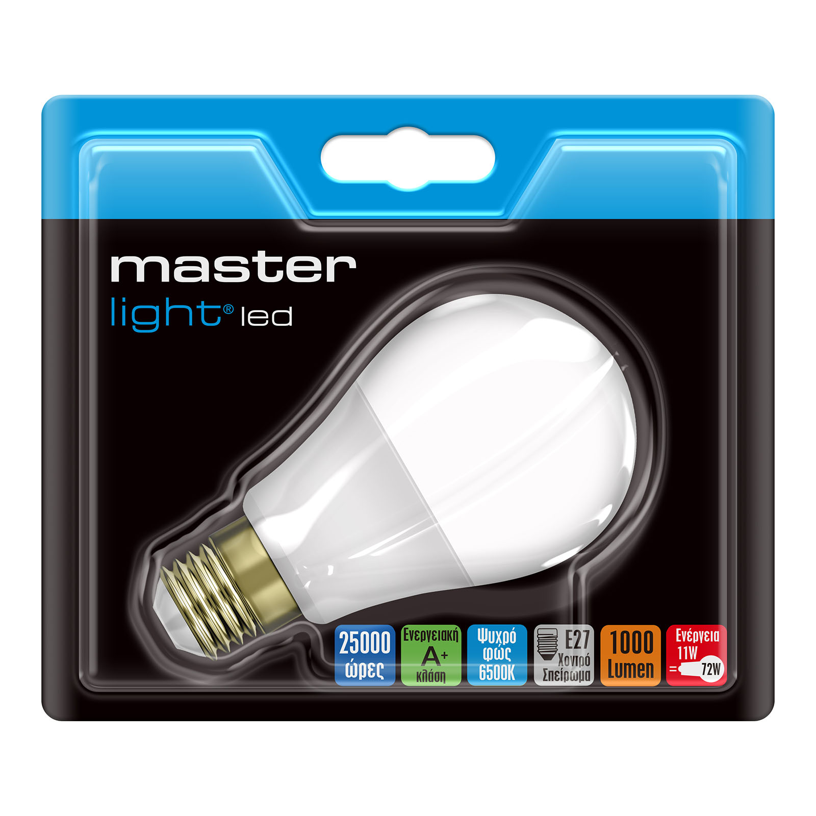 Master Light Λαμπτήρας Led A-60 11W E27 Ψυχρό Master Light Λαμπτήρας Led A-60 11W E27 Ψυχρό