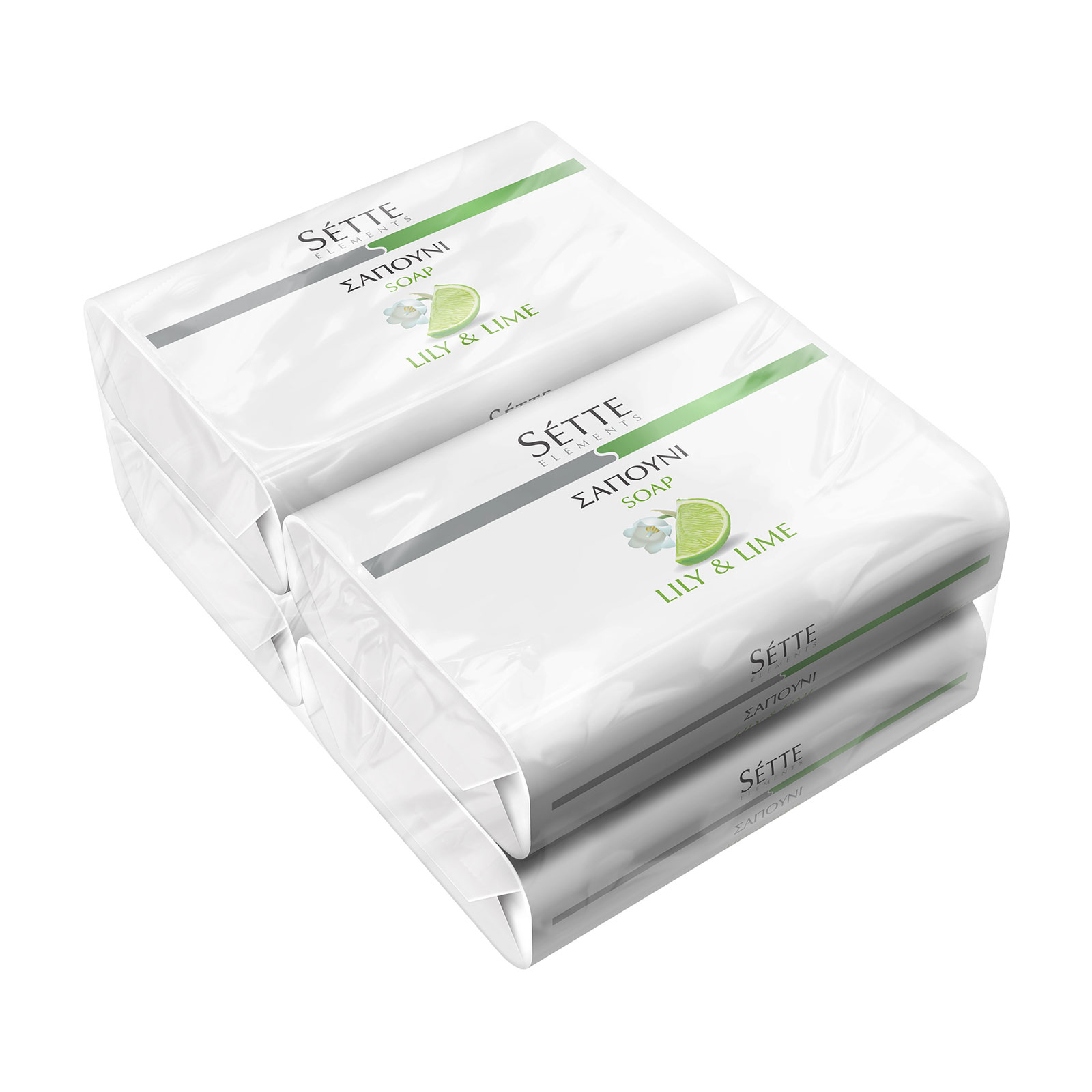 Sette Σαπούνι Lily & Lime 4x125g Sette Σαπούνι Lily & Lime 4x125g