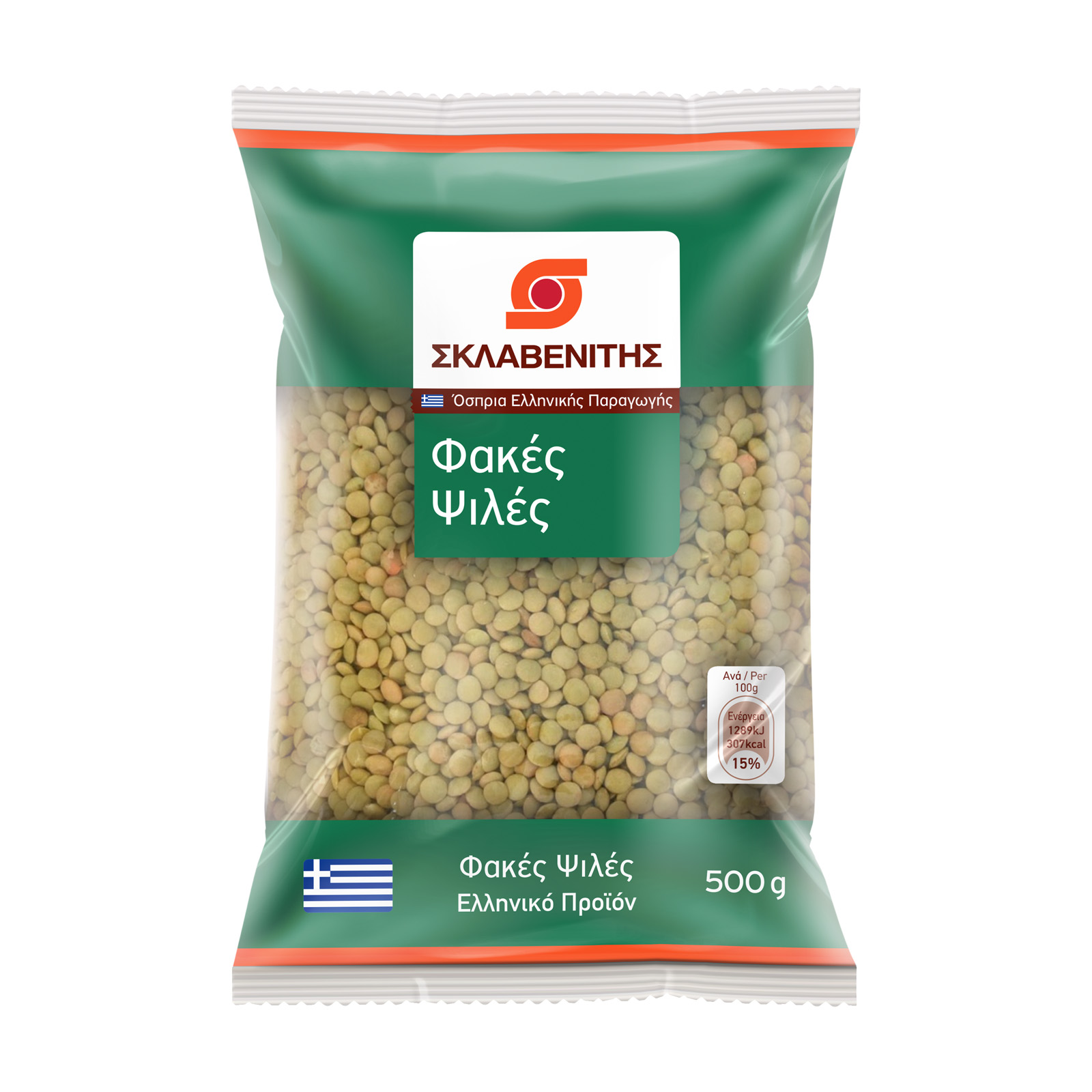 Σκλαβενίτης Φακές ψιλές ΕΛ 500g