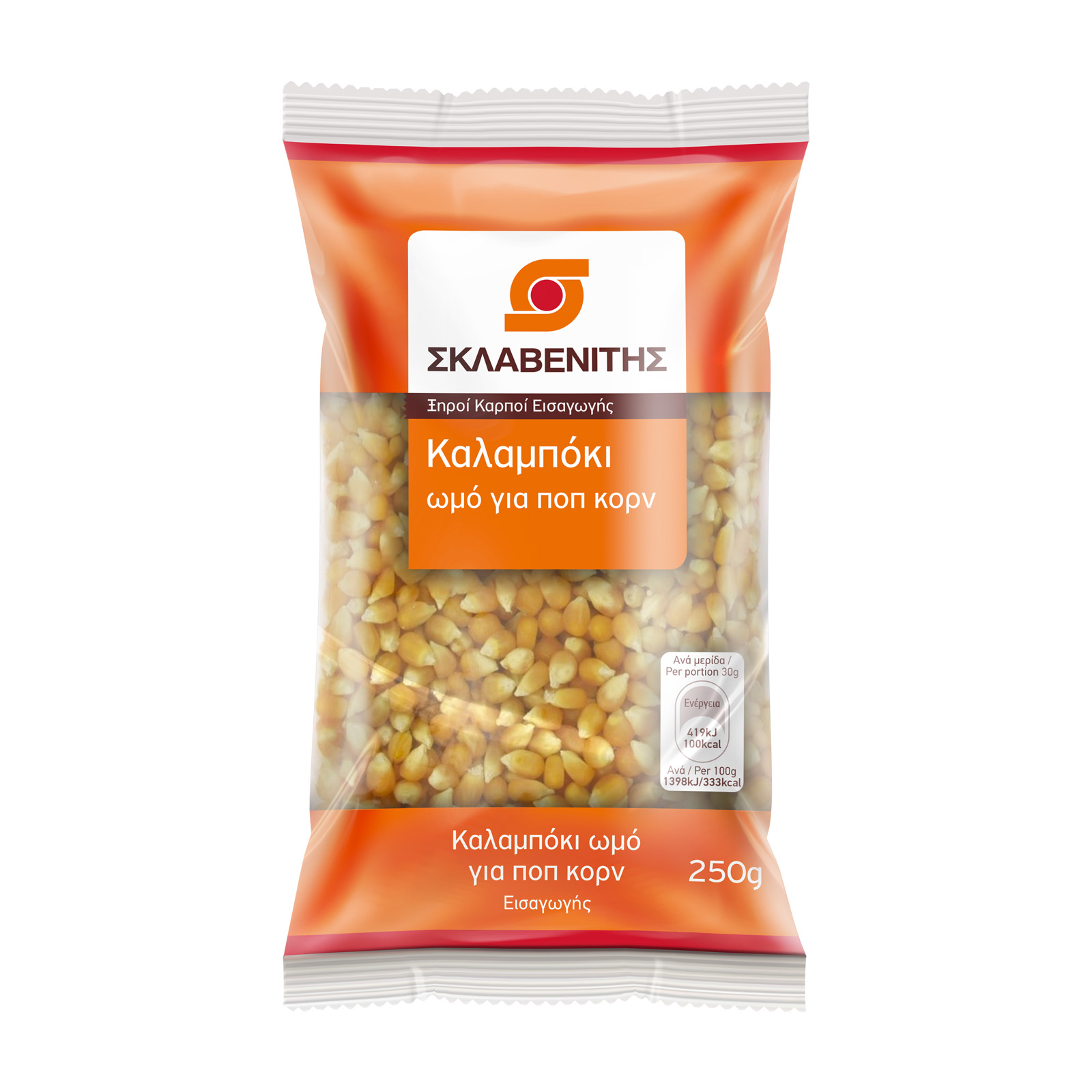 Σκλαβενίτης Καλαμπόκι ωμό για ποπ κορν 250g
