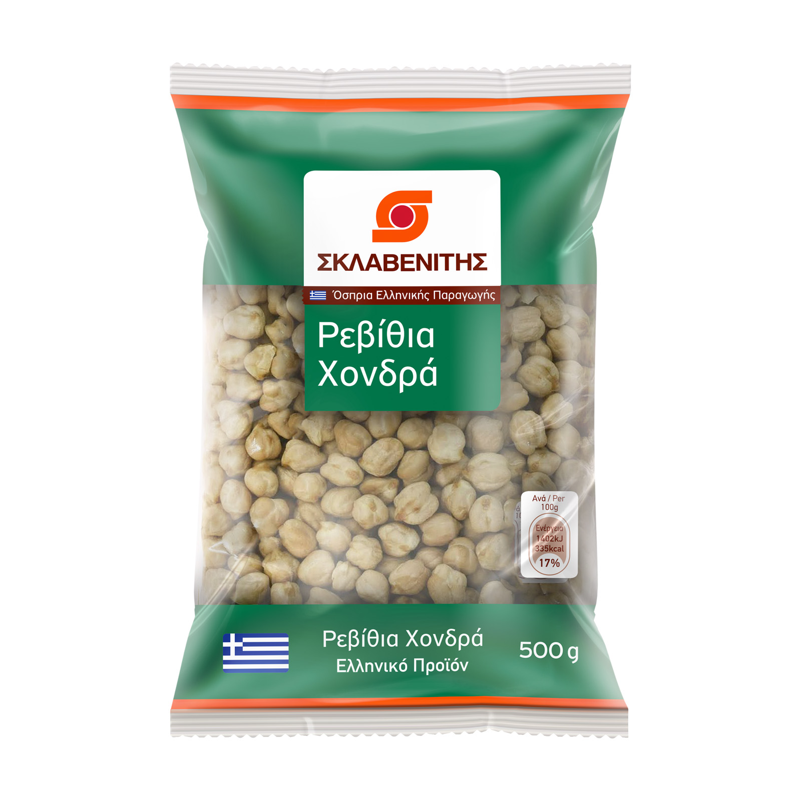 Σκλαβενίτης Ρεβίθια χονδρά ΕΛ 500g